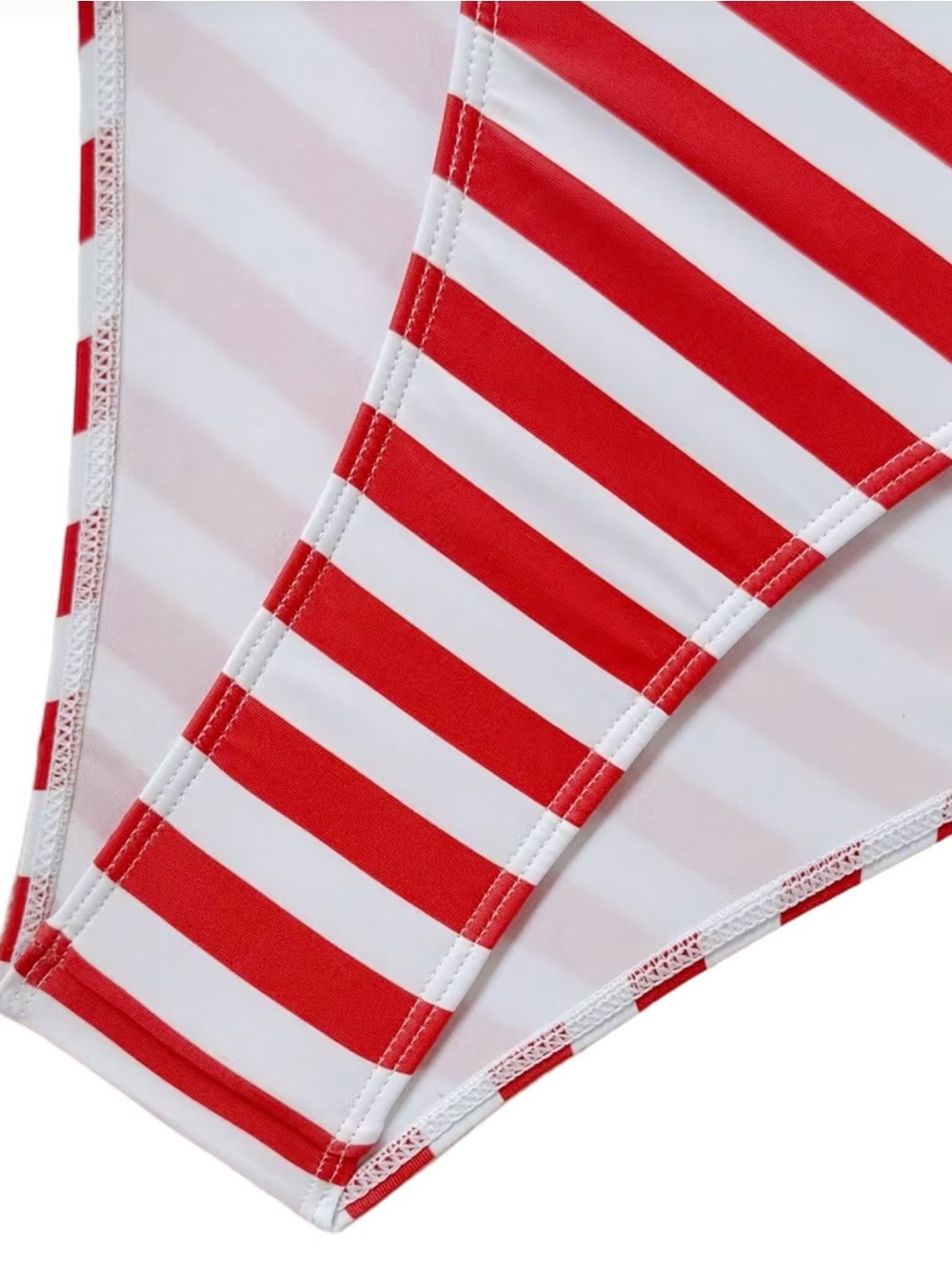 American Flag Print Halter Side Tie Monokini - Picture 6 of 8